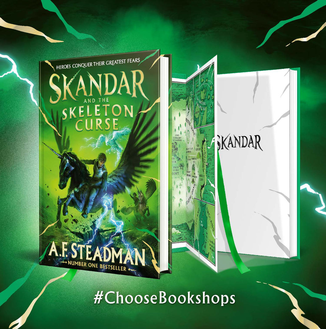 Skandar and the Skeleton Curse - Signed Pre-Order- 10th October 2024 release