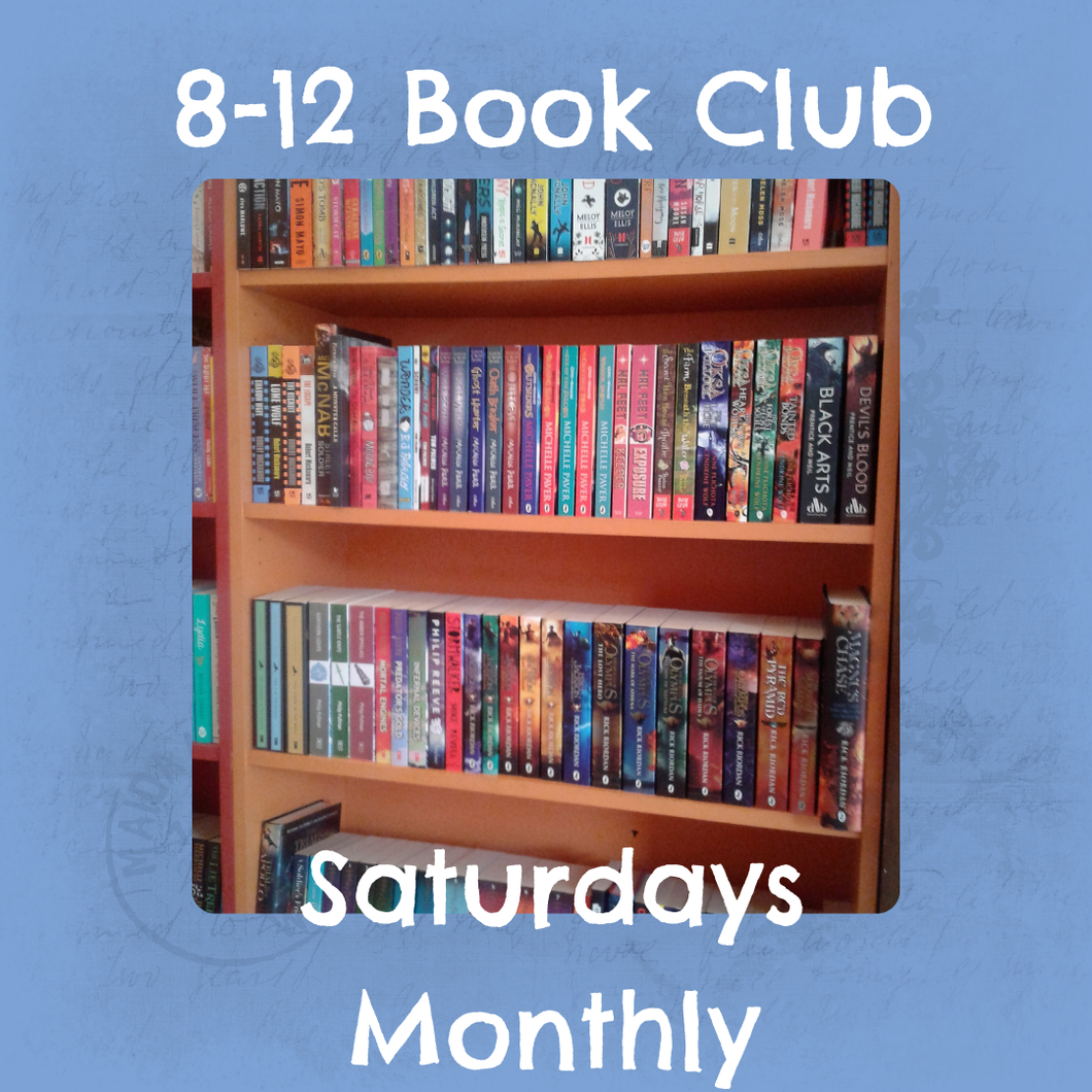 8-12 Book Group - Saturdays - Monthly